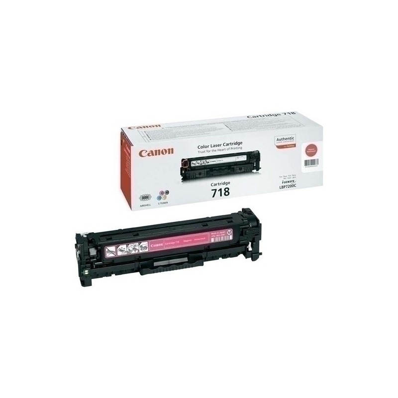 2660B002-TONER CANON 718M MAGENTA 2.900 PAG precio por 1 unidades