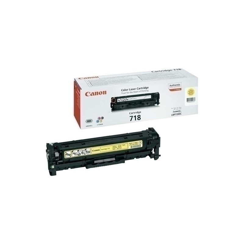 2659B002-TONER CANON 718Y AMARILLO 2.900 PAG precio por 1 unidades