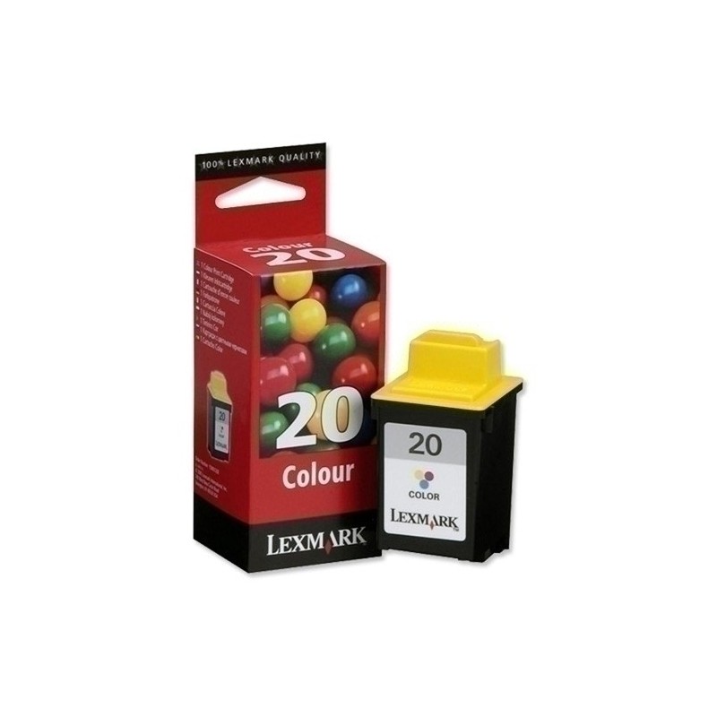 15MX120E-CART.IJ.LEXMARK 15MX120E Nº20 PLUS COLOR precio por 1 unidades
