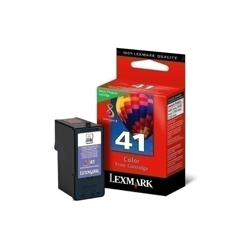 018Y0141E-CART.IJ.LEXMARK 18Y0141E Nº41 COLOR precio por 1 unidades