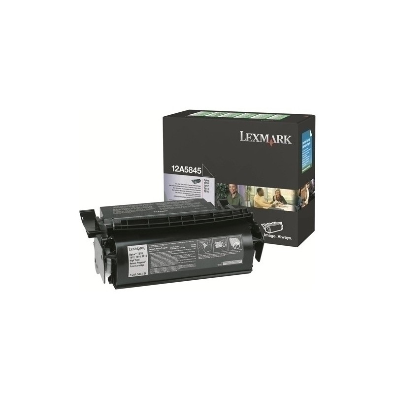 12A5845-UNID.IMPRES.LEXMARK 12A5845 NEGRO A.R. precio por 1 unidades