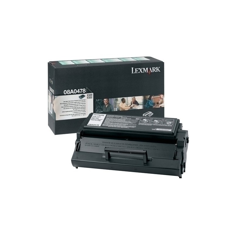 08A0478-UNID.IMPRES.LEXMARK 08A0478 NEGRO precio por 1 unidades