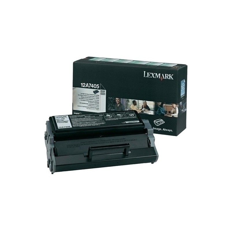 12A7405-UNID.IMPRES.LEXMARK 12A7405 NEGRO A.R. precio por 1 unidades