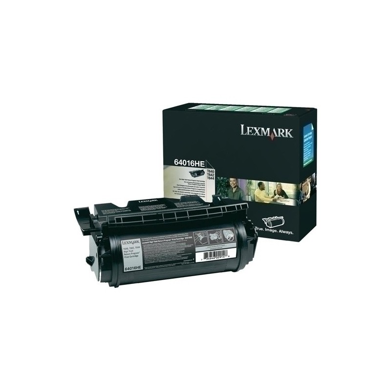 64016HE-UNID.IMPRES.LEXMARK 64016HE NEGRO A.R. precio por 1 unidades