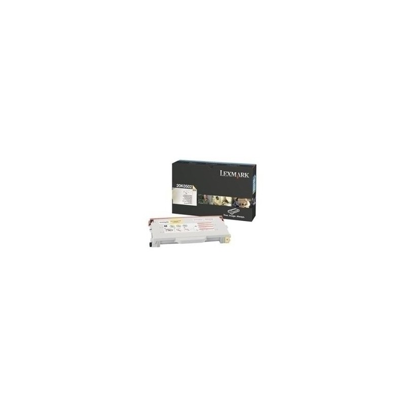 20K0502-TONER LEXMARK 20K0502 C510 AMARILLO precio por 1 unidades