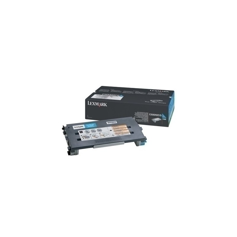 C500H2CG-TONER LEXMARK C500H2CG C500 CIAN A.R. precio por 1 unidades