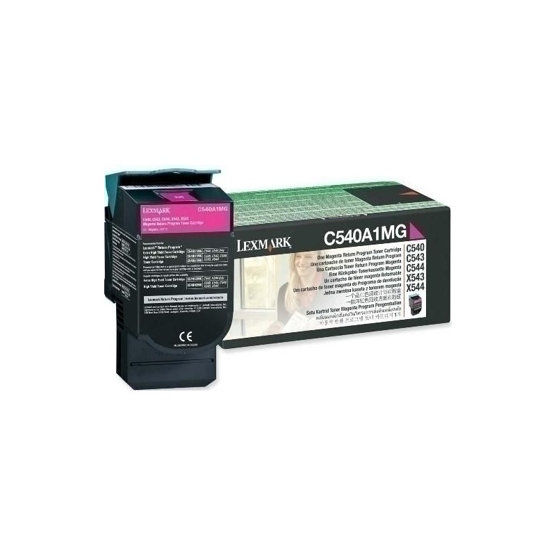 C540A1MG-TONER LEXMARK C540A1MG MAGENTA precio por 1 unidades