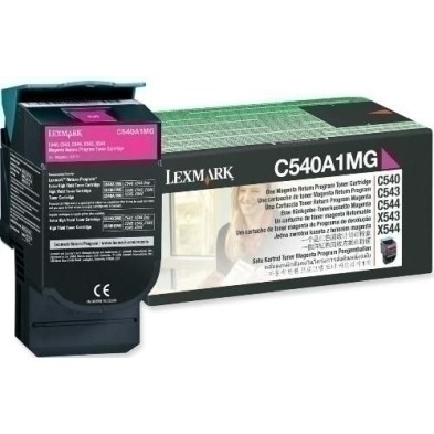 C540A1MG-TONER LEXMARK C540A1MG MAGENTA precio por 1 unidades
