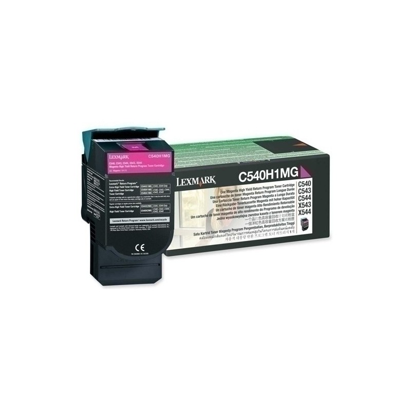 C540H1MG-TONER LEXMARK C540H1MG MAGENTA precio por 1 unidades