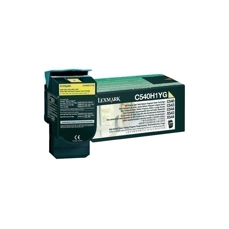 C540H1YG-TONER LEXMARK C540H1YG AMARILLO precio por 1 unidades