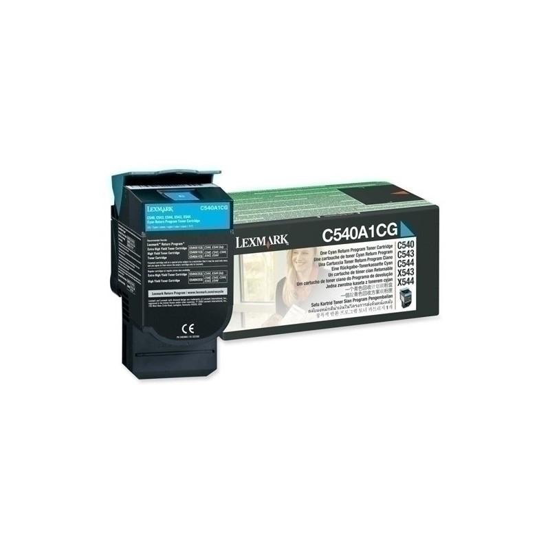 C540A1CG-TONER LEXMARK C540A1CG CIAN precio por 1 unidades
