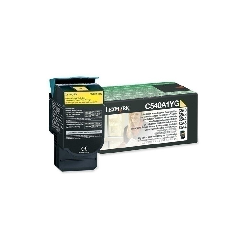 C540A1YG-TONER LEXMARK C540A1YG AMARILLO precio por 1 unidades