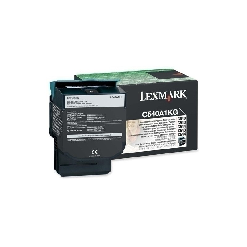 C540A1KG-TONER LEXMARK C540A1KG NEGRO precio por 1 unidades