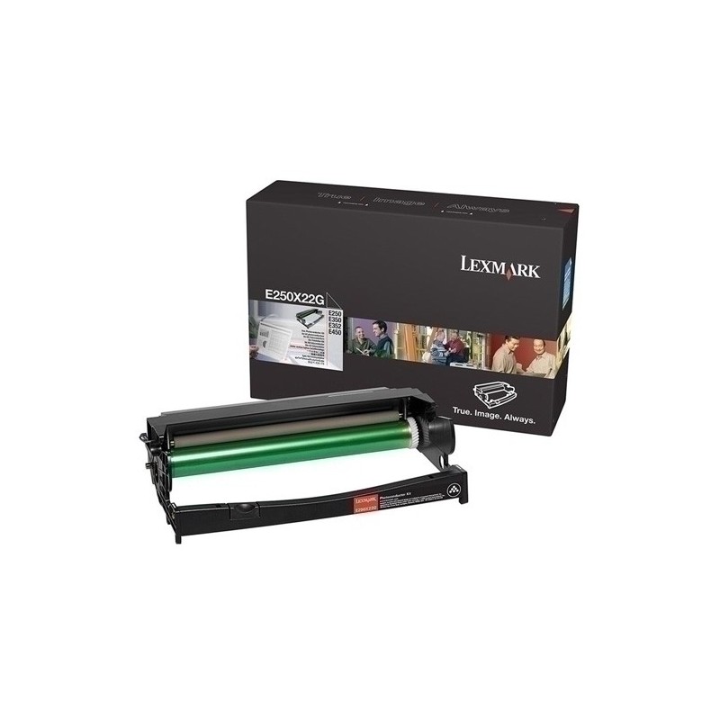 E250X22G-TAMBOR LEXMARK E250X22G NEGRO 30.000 PAG precio por 1 unidades
