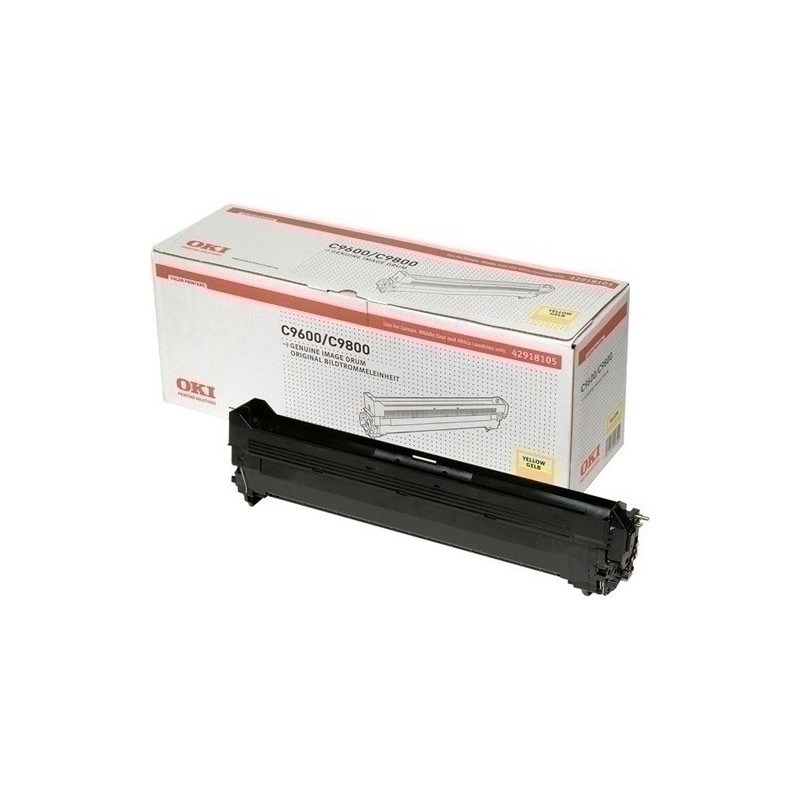 42918105-TAMBOR OKI C9600/9650/9800/9850 AMARILLO precio por 1 unidades