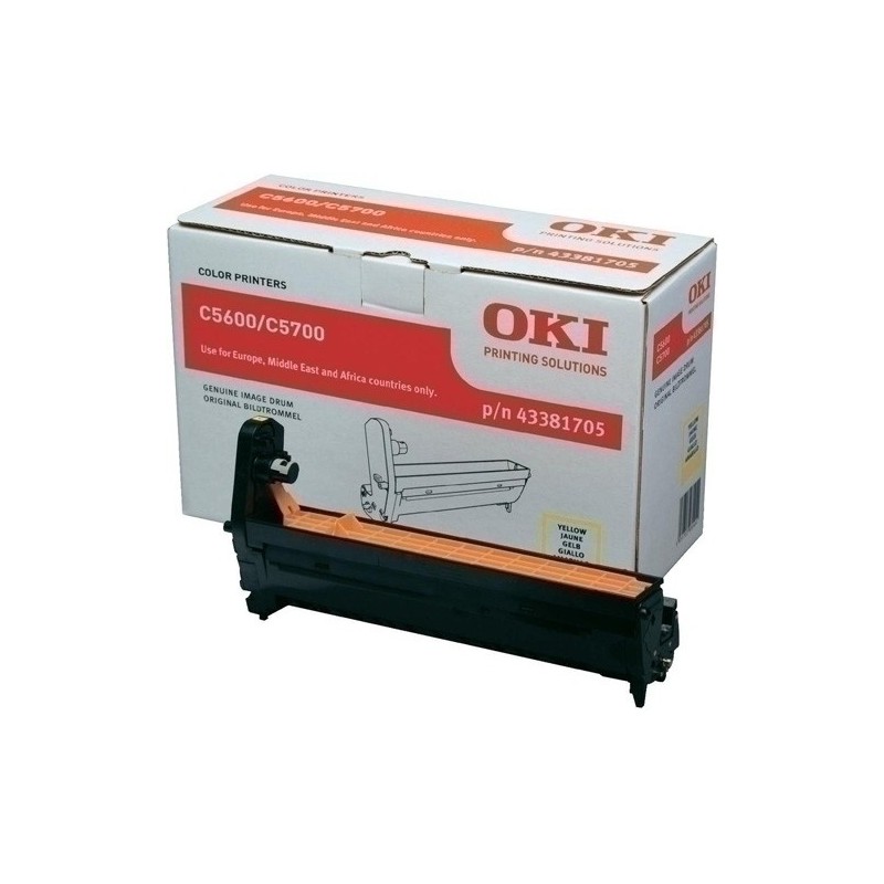 43381705-TAMBOR OKI C5600/5700 AMARILLO precio por 1 unidades