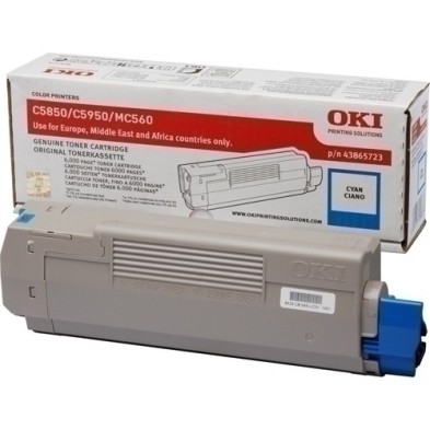 43865723-TONER OKI C5850 CIAN C11 (6.000 pág) precio por 1 unidades