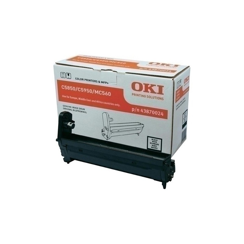 43870024-TAMBOR OKI C5850 NEGRO C11 (20.000 pág) precio por 1 unidades