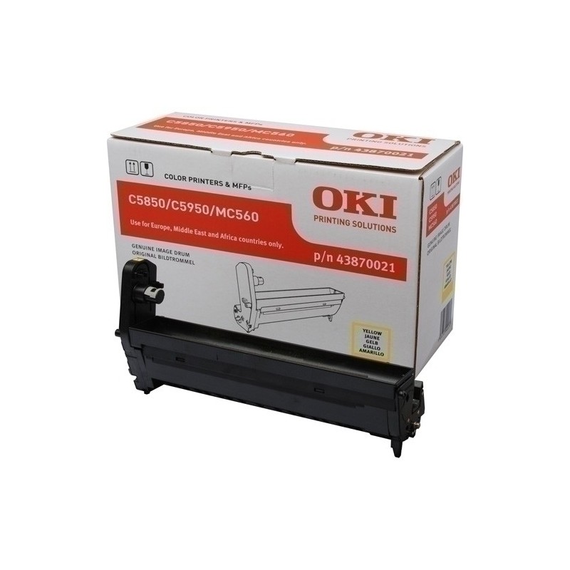 43870021-TAMBOR OKI C5850 AMARIL C11 (20.000 pág) precio por 1 unidades