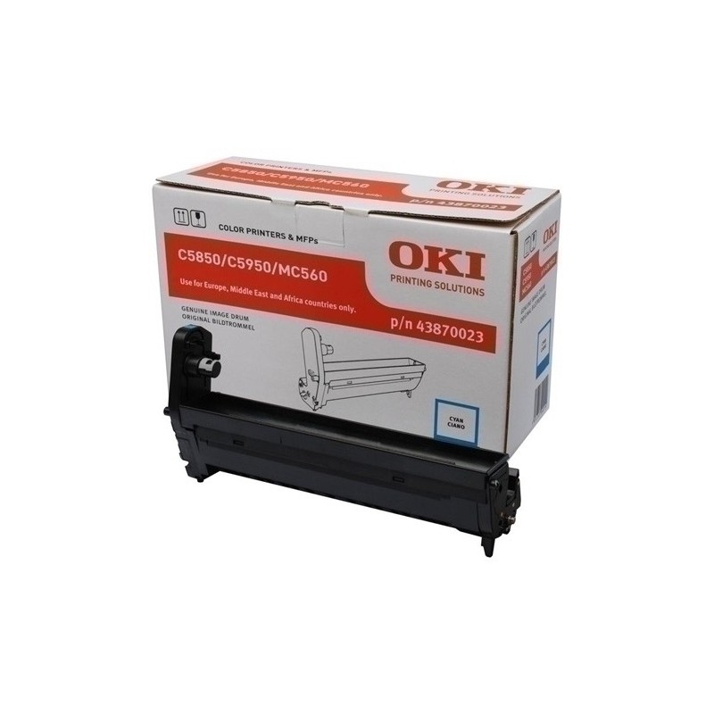 43870023-TAMBOR OKI C5850 CIAN C11 (20.000 pág) precio por 1 unidades