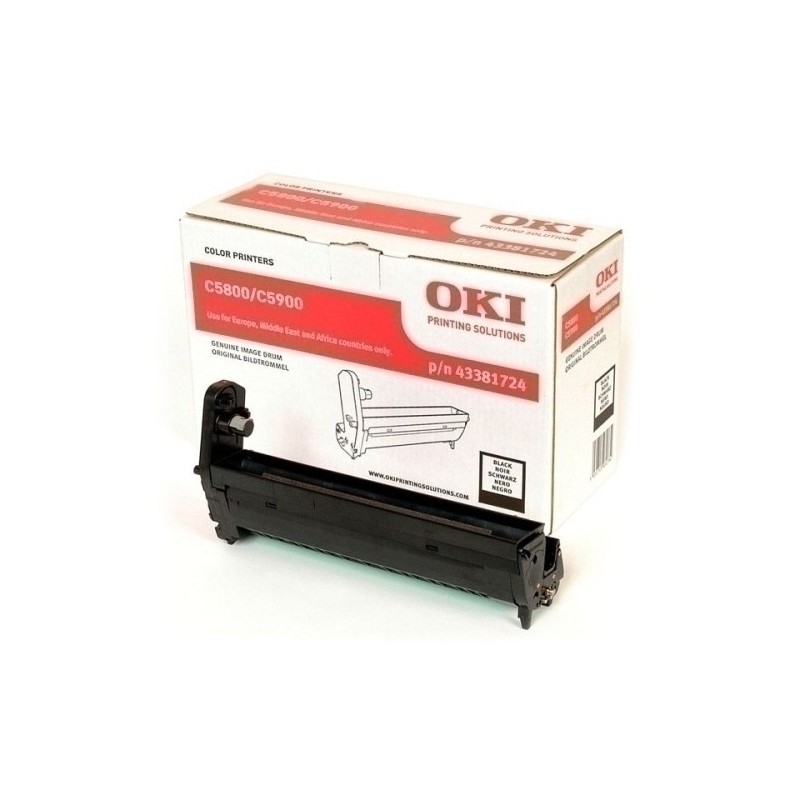 43381724-TAMBOR OKI C5800 NEGRO (20.000 pág) precio por 1 unidades