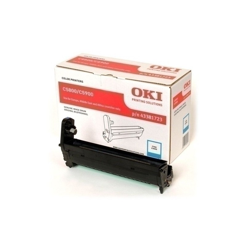 43381723-TAMBOR OKI C5800 CIAN C8 (20.000 pág) precio por 1 unidades