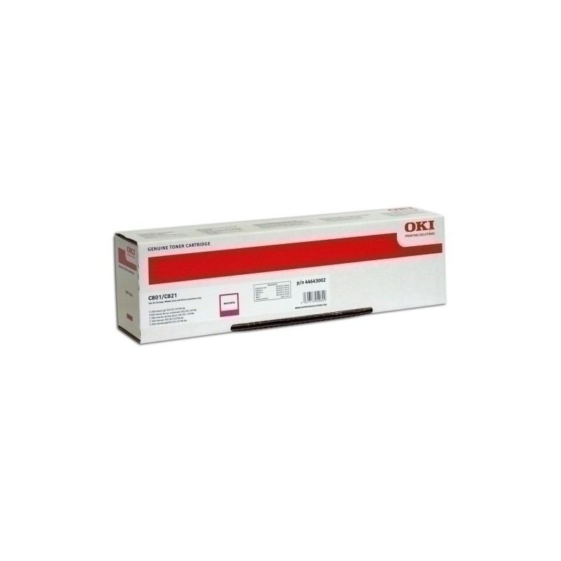 44643002-TONER OKI 44633002 C801N MAGENTA precio por 1 unidades