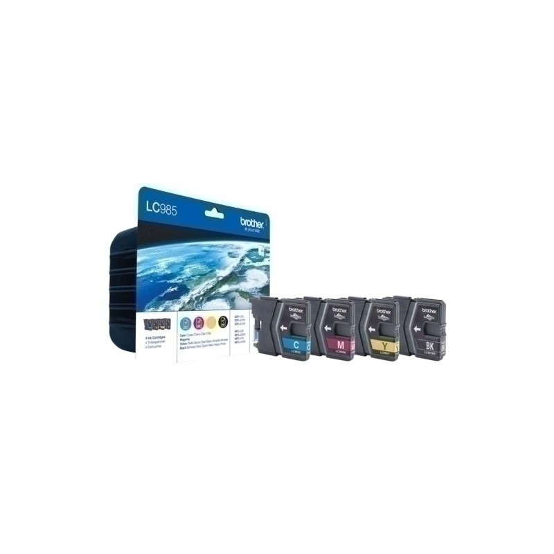LC985VALBP-CART.IJ. BROTHER LC-985VALBP PACK 4 precio por 1 unidades