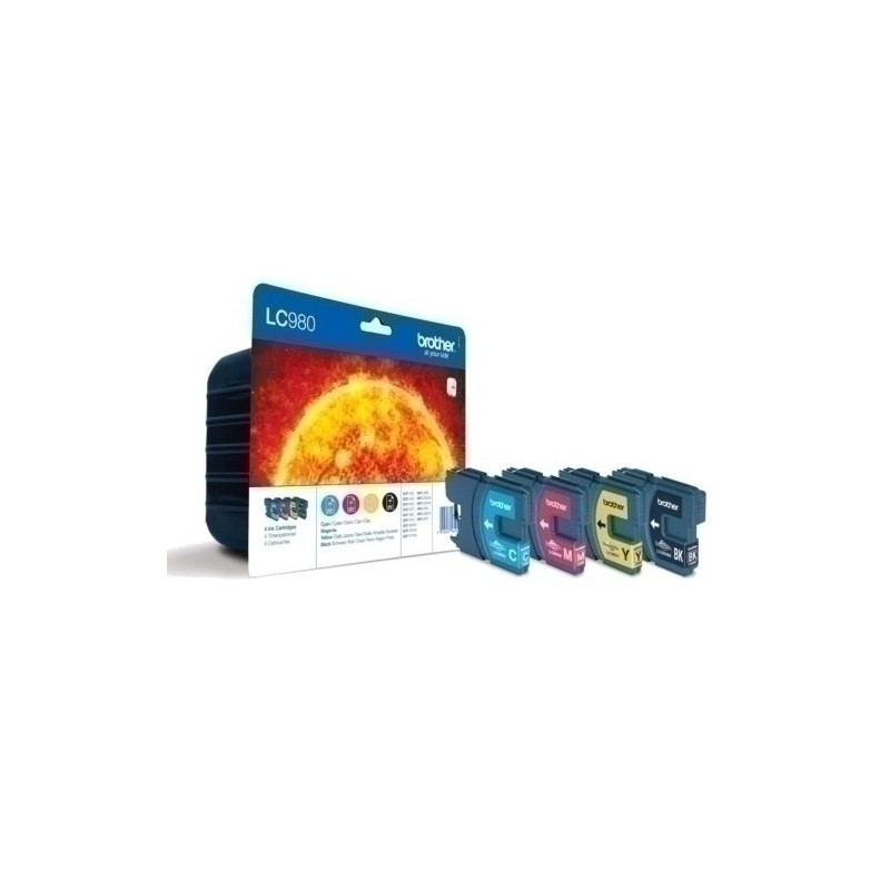 LC980VALBP-CART.IJ. BROTHER LC-980VALBP PACK 4 precio por 1 unidades