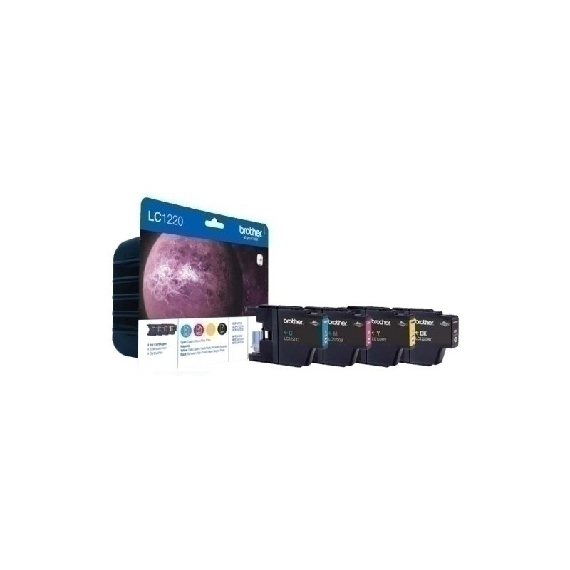 LC1220VALBP-CART.IJ. BROTHER LC-1220VALBP PACK 4 precio por 1 unidades