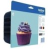 LC123VALBP-CART.IJ. BROTHER LC-123VALBP MULTIPACK precio por 1 unidades