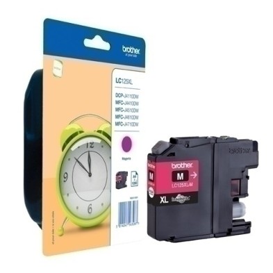 LC125XLMBP-CART.IJ. BROTHER LC-125XLM MAGENTA precio por 1 unidades