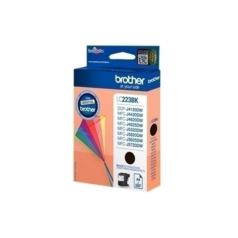 LC223BKBP-CART.IJ. BROTHER LC-223BKBP NEGRO precio por 1 unidades