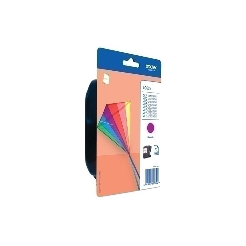 LC223MBP-CART.IJ. BROTHER LC-223MBP MAGENTA precio por 1 unidades