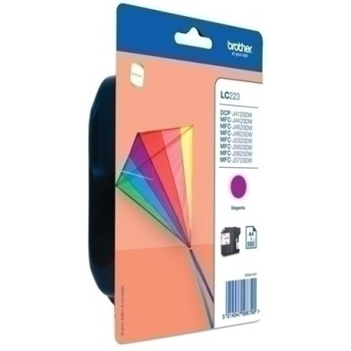 LC223MBP-CART.IJ. BROTHER LC-223MBP MAGENTA precio por 1 unidades