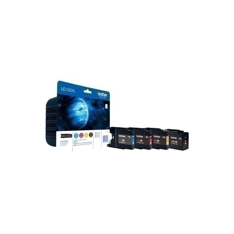 LC1280XLVALBP-CART.IJ. BROTHER LC-1280XLVALBP PACK 4 precio por 1 unidades