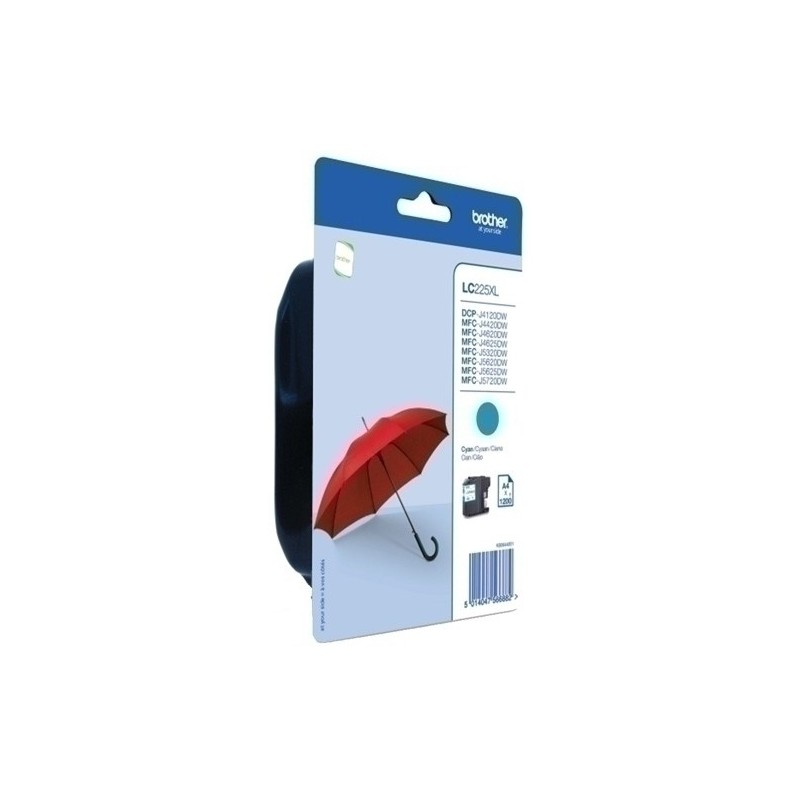 LC225XLCBP-CART.IJ. BROTHER LC-225XLCBP CIAN precio por 1 unidades