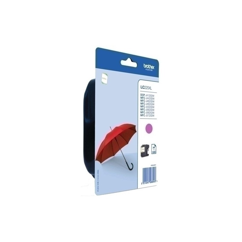 LC225XLMBP-CART.IJ. BROTHER LC-225XLMBP MAGENTA precio por 1 unidades