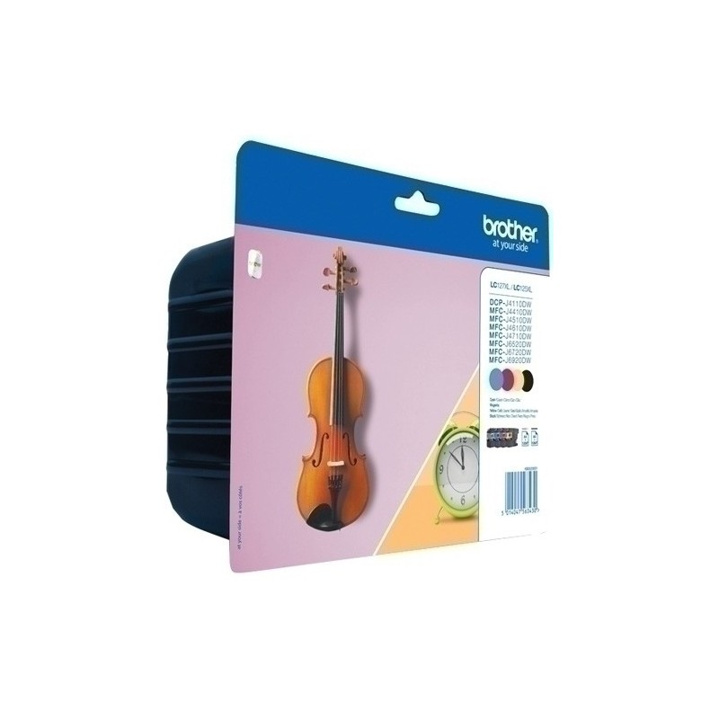 LC127XLVALBP-CART.IJ. BROTHER LC-127XLVALBP PACK 4 precio por 1 unidades