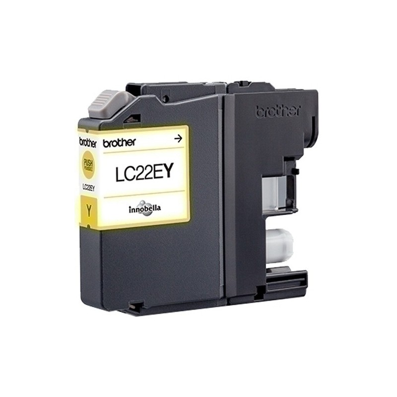 LC22EY-CART.IJ. BROTHER LC-22EY AMARILLO precio por 1 unidades