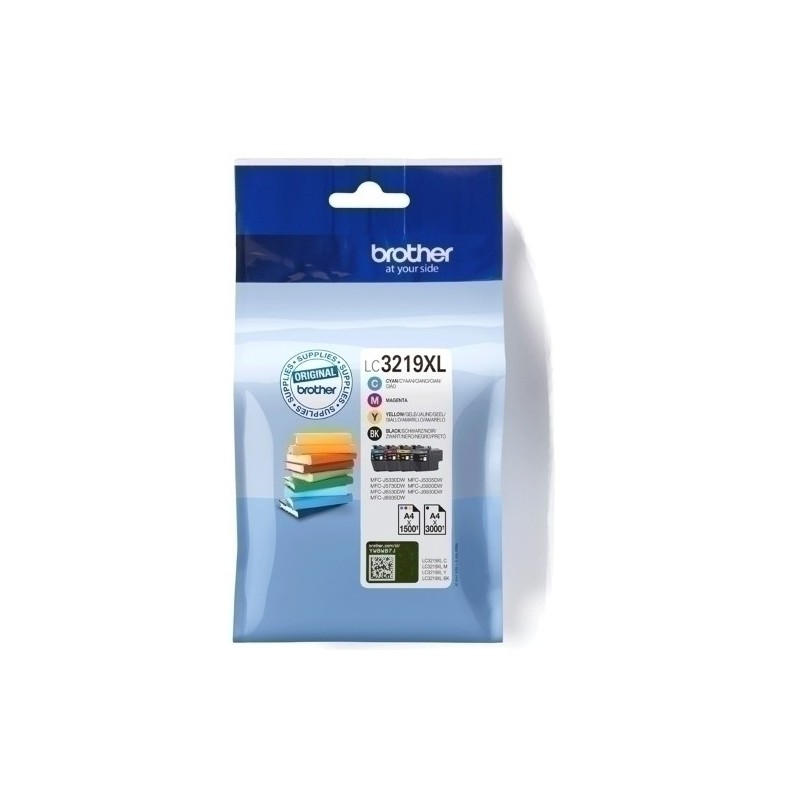 LC3219XLVAL-CART.IJ. BROTHER LC-3219XLVAL PACK 4 precio por 1 unidades
