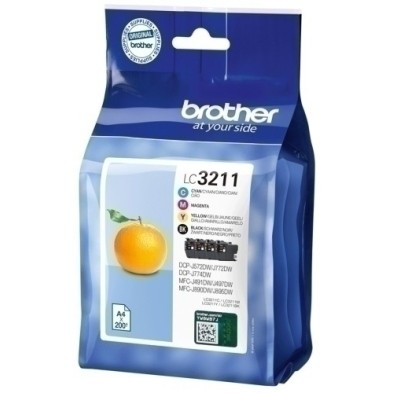 LC3211VAL-CART.IJ. BROTHER  LC-3211VAL PACK 4 precio por 1 unidades