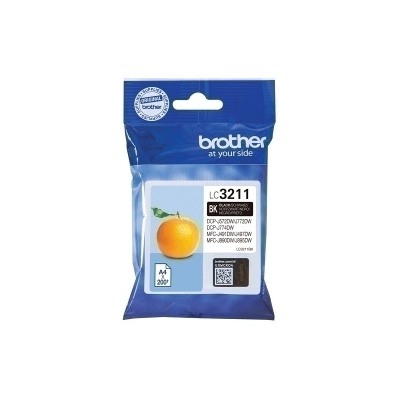 LC3211BK-CART.IJ. BROTHER LC-3211BK NEGRO precio por 1 unidades