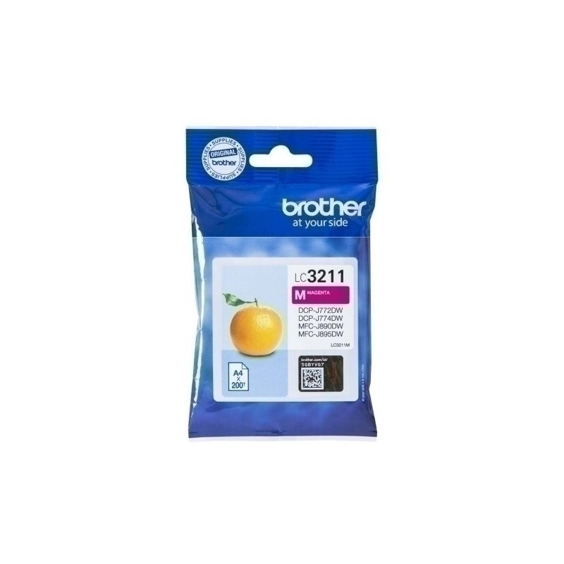 LC3211M-CART.IJ. BROTHER LC-3211M MAGENTA precio por 1 unidades