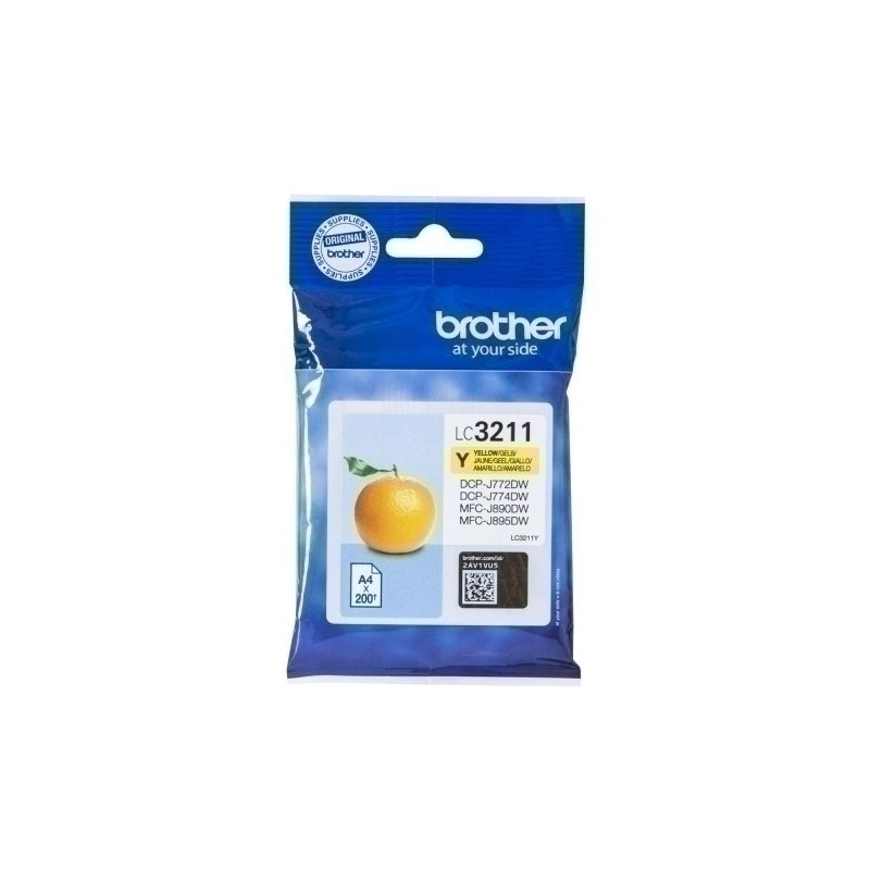 LC3211Y-CART.IJ. BROTHER LC-3211Y AMARILLO precio por 1 unidades