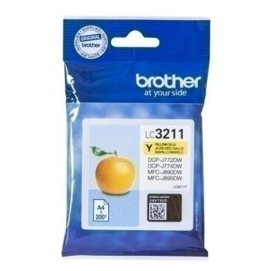 LC3211Y-CART.IJ. BROTHER LC-3211Y AMARILLO precio por 1 unidades