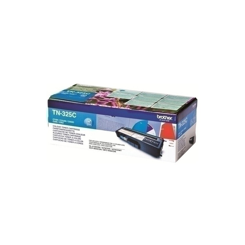TN325C-TONER BROTHER TN-325C CIAN (3.500 PÁG.) precio por 1 unidades