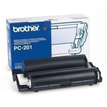 PC201-CON.TTR BROTHER PC201 CARTUCHO Y BOBINA precio por 1 unidades