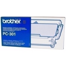 PC301-CON.TTR BROTHER PC301 CARTUCHO Y BOBINA precio por 1 unidades