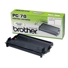 PC70-CON.TTR BROTHER PC 70 CARTUCHO Y BOBINA precio por 1 unidades